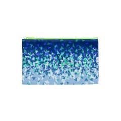 Blue Disintegrate Cosmetic Bag (xs) by jumpercat