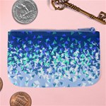 Blue Disintegrate Large Coin Purse Back