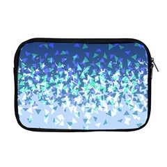 Blue Disintegrate Apple Macbook Pro 17  Zipper Case by jumpercat