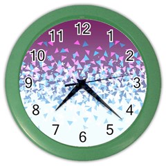 Disintegrate Carnivale Color Wall Clocks by jumpercat