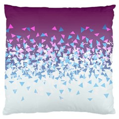 Disintegrate Carnivale Large Flano Cushion Case (one Side) by jumpercat