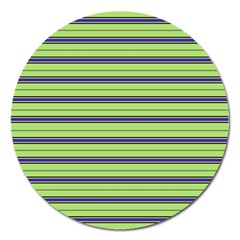 Color Line 2 Magnet 5  (round) by jumpercat