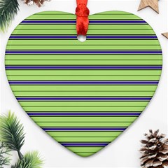 Color Line 2 Heart Ornament (two Sides) by jumpercat