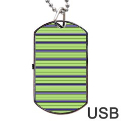 Color Line 2 Dog Tag Usb Flash (two Sides) by jumpercat