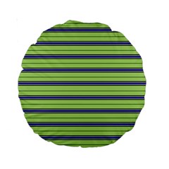 Color Line 2 Standard 15  Premium Round Cushions by jumpercat