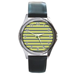 Color Line 3 Round Metal Watch by jumpercat