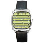 Color Line 3 Square Metal Watch Front