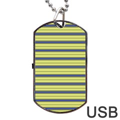 Color Line 3 Dog Tag Usb Flash (two Sides) by jumpercat