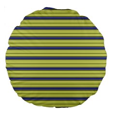 Color Line 3 Large 18  Premium Round Cushions