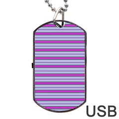 Color Line 4 Dog Tag Usb Flash (two Sides) by jumpercat