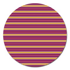 Color Line 5 Magnet 5  (round) by jumpercat