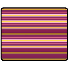 Color Line 5 Double Sided Fleece Blanket (medium)  by jumpercat