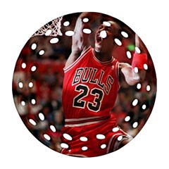 Michael Jordan Round Filigree Ornament (two Sides) by LABAS