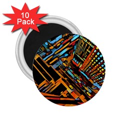 City Scape 2 25  Magnets (10 Pack)  by NouveauDesign