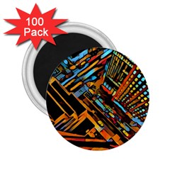 City Scape 2 25  Magnets (100 Pack)  by NouveauDesign