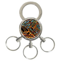 City Scape 3-ring Key Chains by NouveauDesign