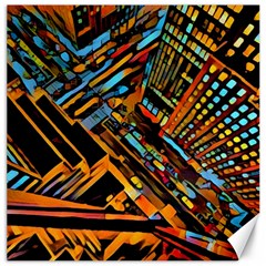 City Scape Canvas 12  X 12   by NouveauDesign