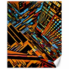 City Scape Canvas 16  X 20   by NouveauDesign