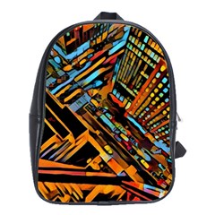 City Scape School Bag (large) by NouveauDesign