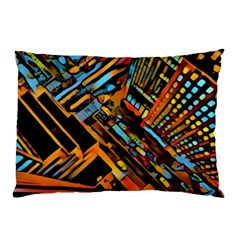 City Scape Pillow Case (two Sides) by NouveauDesign