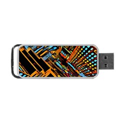 City Scape Portable Usb Flash (two Sides) by NouveauDesign