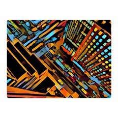 City Scape Double Sided Flano Blanket (mini)  by NouveauDesign