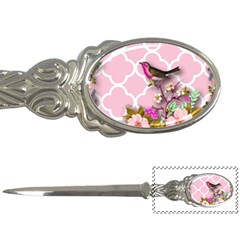 Shabby Chic,floral,bird,pink,collage Letter Openers by NouveauDesign