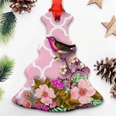 Shabby Chic,floral,bird,pink,collage Ornament (christmas Tree)  by NouveauDesign