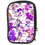 ultra violet,shabby chic,flowers,floral,vintage,typography,beautiful.feminine,girly,pink,purple Compact Camera Cases Front