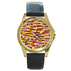 Fast Capsules 4 Round Gold Metal Watch by jumpercat