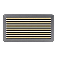 Black And Gold Stripes Memory Card Reader (mini) by jumpercat