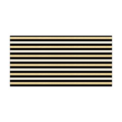 Black And Gold Stripes Yoga Headband by jumpercat