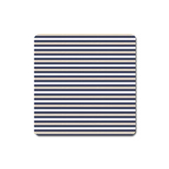 Royal Gold Classic Stripes Square Magnet by jumpercat