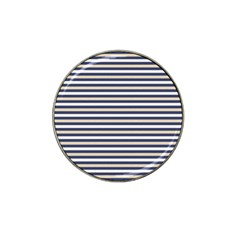 Royal Gold Classic Stripes Hat Clip Ball Marker (4 Pack) by jumpercat