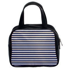 Royal Gold Classic Stripes Classic Handbags (2 Sides) by jumpercat