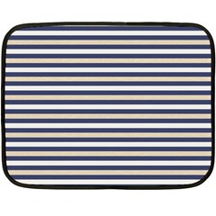 Royal Gold Classic Stripes Fleece Blanket (mini) by jumpercat