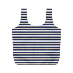 Royal Gold Classic Stripes Full Print Recycle Bags (m)  by jumpercat