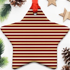 Gold And Wine Ornament (star) by jumpercat