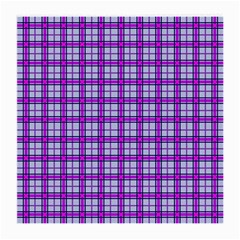 Purple Tartan Medium Glasses Cloth (2-side) by jumpercat