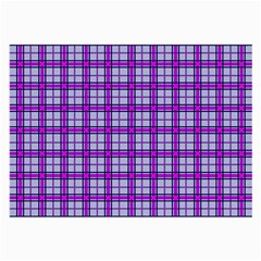 Purple Tartan Large Glasses Cloth (2-Side)