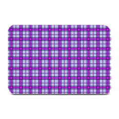 Purple Tartan Plate Mats by jumpercat