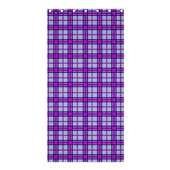 Purple Tartan Shower Curtain 36  X 72  (stall)  by jumpercat