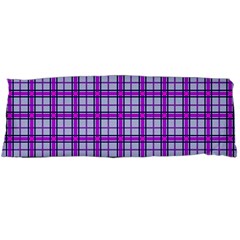 Purple Tartan Body Pillow Case (dakimakura) by jumpercat