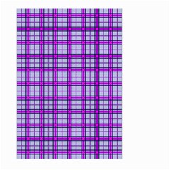 Purple Tartan Large Garden Flag (Two Sides)