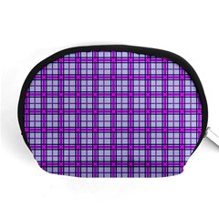 Purple Tartan Accessory Pouches (Medium) 