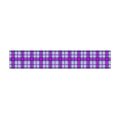 Purple Tartan Flano Scarf (mini) by jumpercat