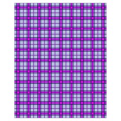 Purple Tartan Drawstring Bag (small) by jumpercat