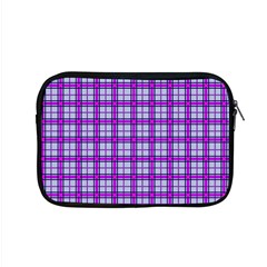 Purple Tartan Apple Macbook Pro 15  Zipper Case by jumpercat