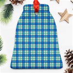 Sea Tartan Ornament (Bell) Front