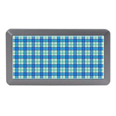 Sea Tartan Memory Card Reader (mini) by jumpercat